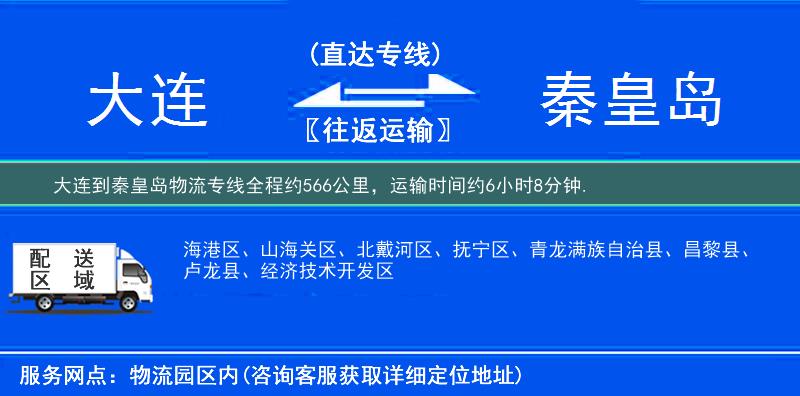 大連到物流專線