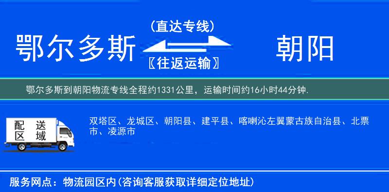 鄂爾多斯到物流專線