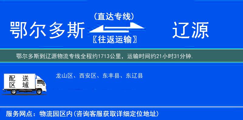 鄂爾多斯到物流專線