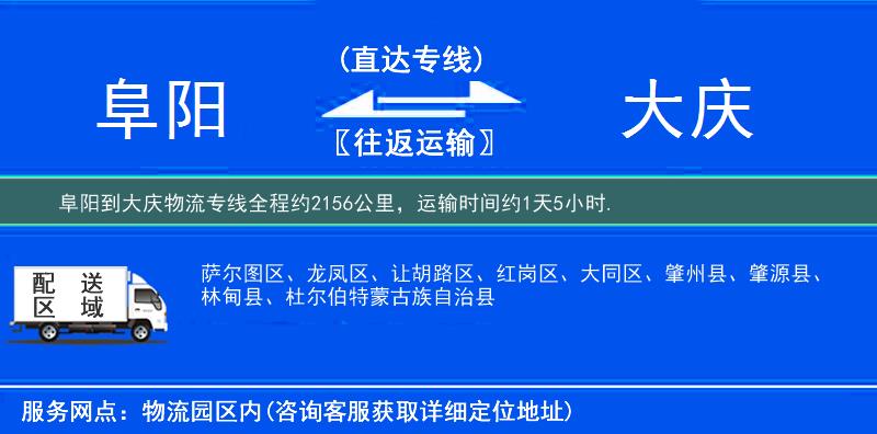 阜陽到物流專線