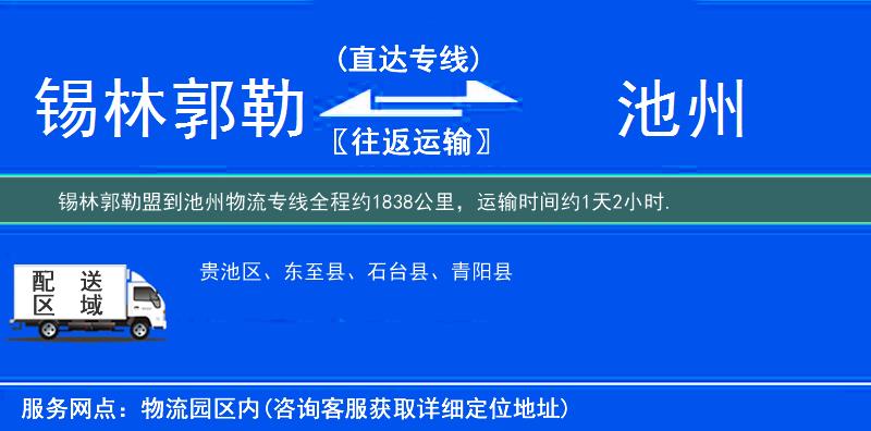 錫林郭勒盟到物流專線