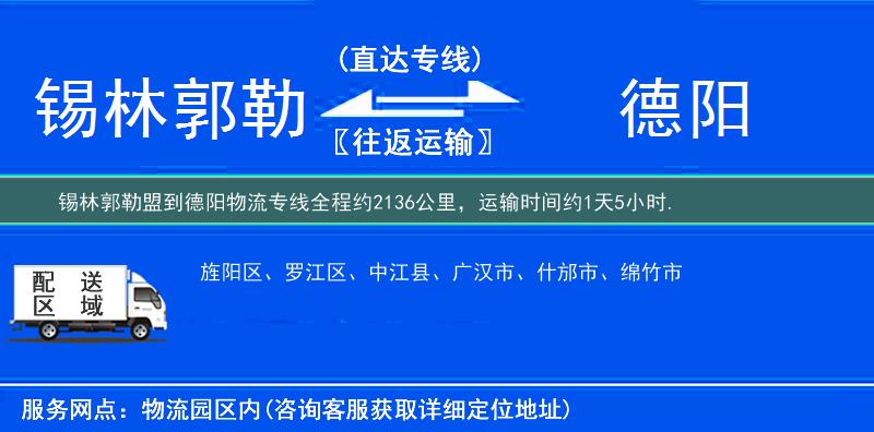 錫林郭勒盟到物流專線