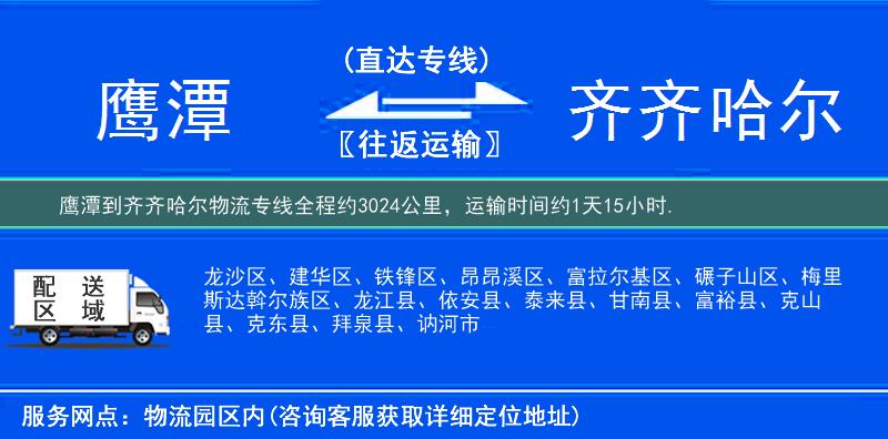 鷹潭到物流專線