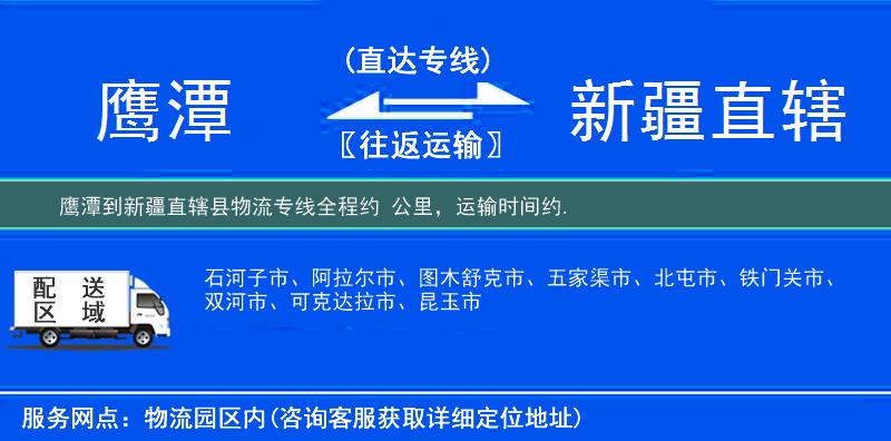 鷹潭到物流專線